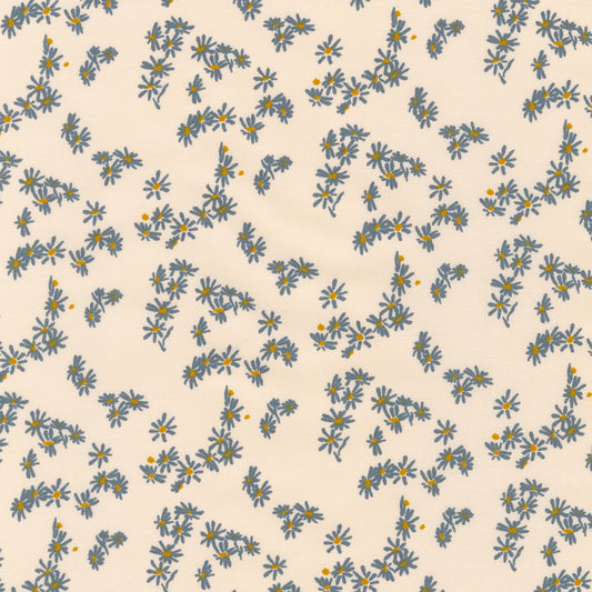 Flowers - Linen - Around the Bend - Ivory - Essex Yarn-Dye Linen