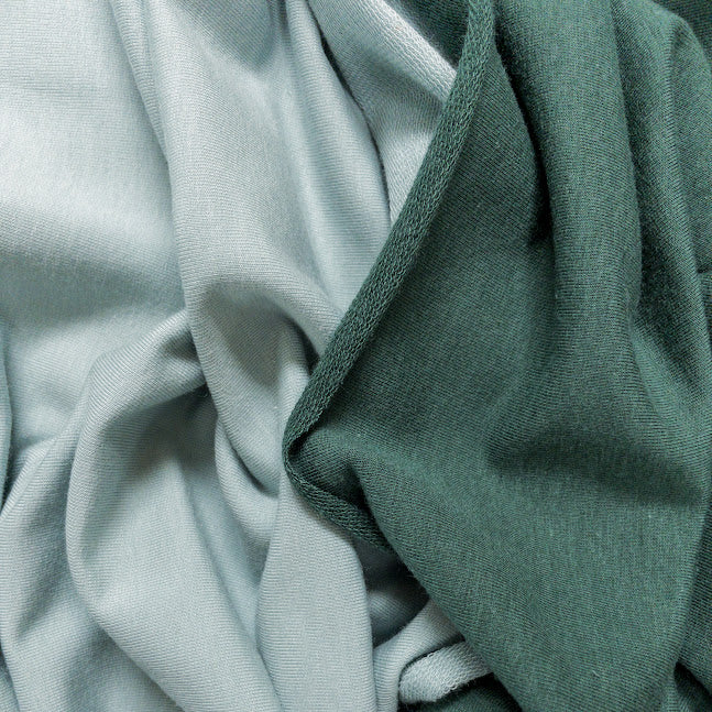 Tencel Lyocell Grain Jacquard – Blue – Green and Velvet