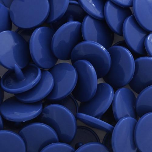 KamSnaps Plastic Snaps Size 20 - B58 Light Navy - Glossy - Package of 20 Sets