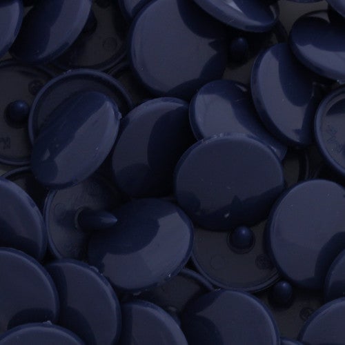 KamSnaps Plastic Snaps Size 20 - D313 Smoky Navy - Glossy - Package of 20 Sets