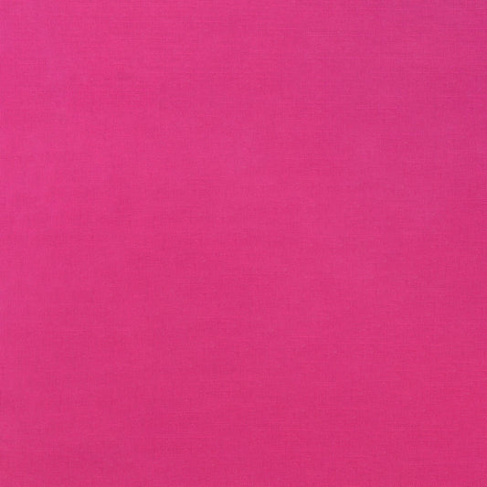 Silky Cotton Solids Japanese Quilting Fabric - Fuchsia Pink