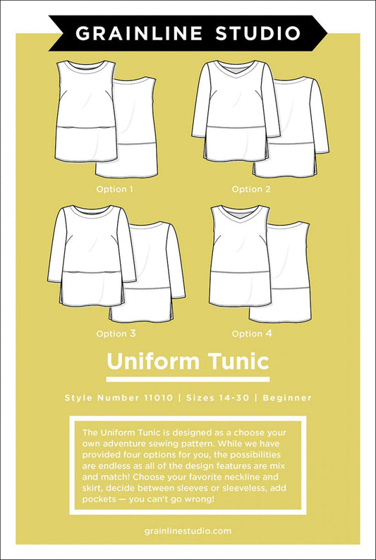 The Uniform Tunic Pattern - Size 14-30 - Grainline Studio