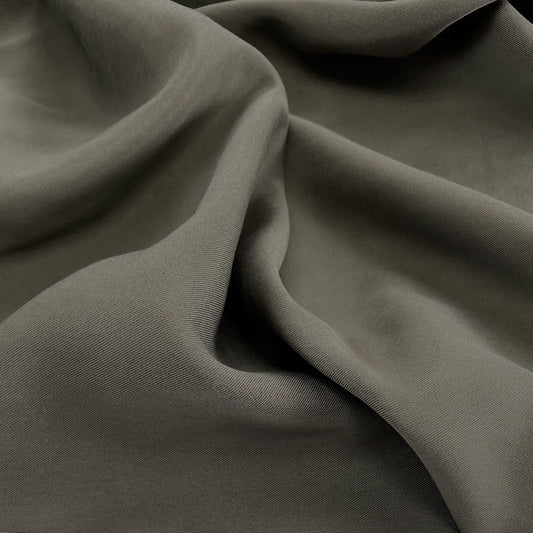 Coffee Tencel/Organic Cotton/Spandex Fleece Fabric