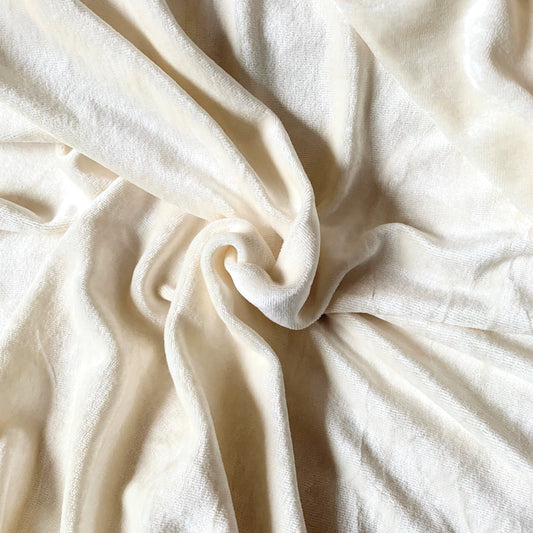 Bamboo Organic Cotton Double Loop Terry Knit Fabric 64 wide