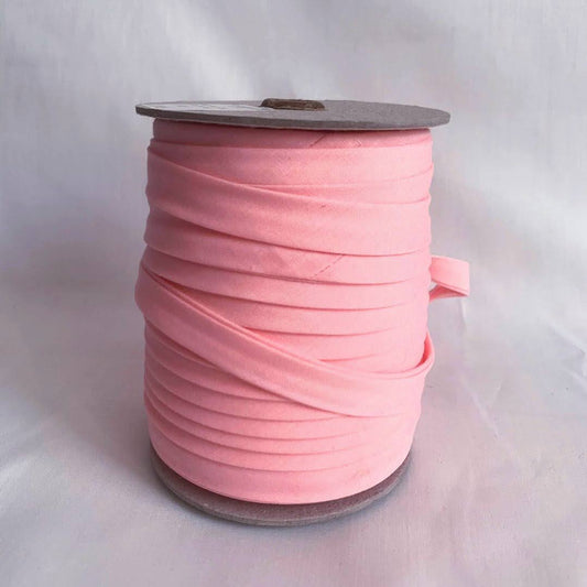 6mm Double Fold Bias Tape - 1/4" - Baby Pink