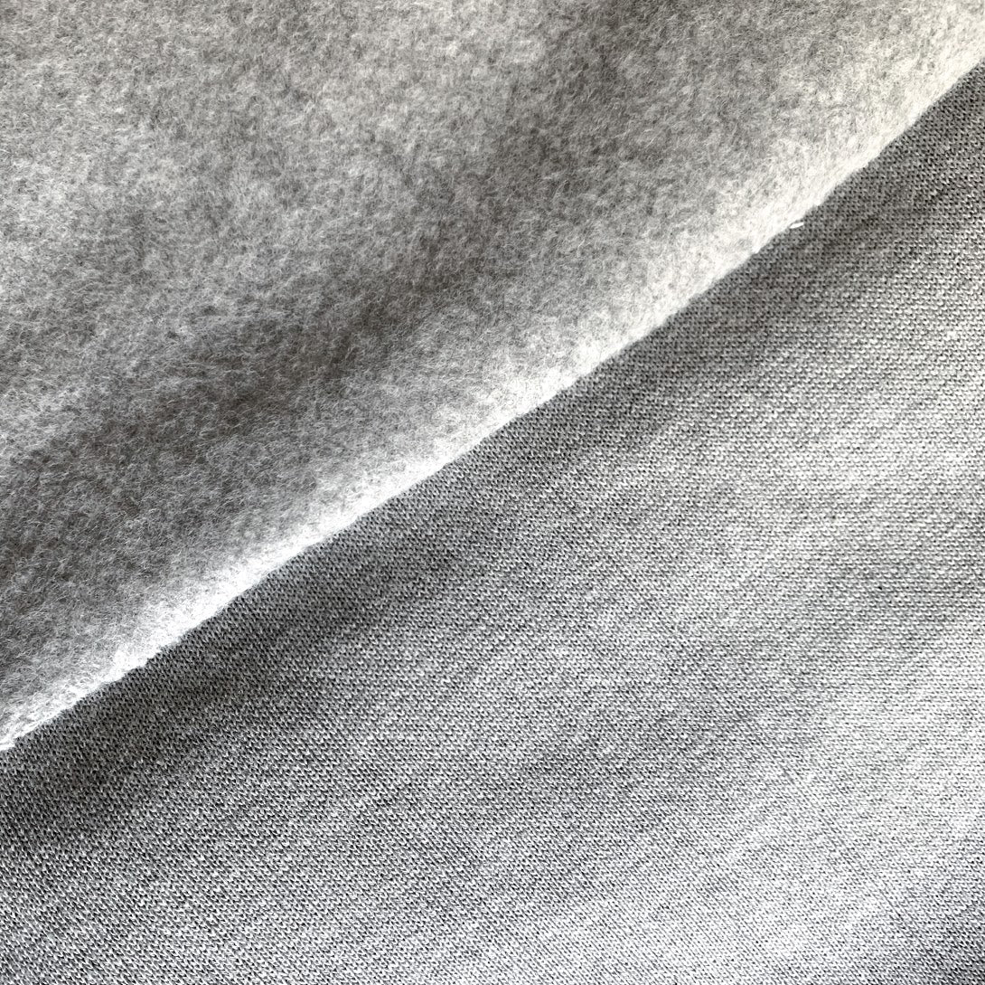 Organic Bamboo Charcoal Fleece Fabric, 350GSM