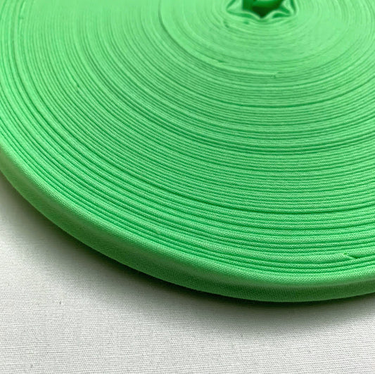 10mm Double Fold Bias Tape (3/8") - Spring Green