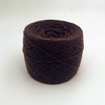 100% Cashmere Yarn - Deadstock Yarn - Made in Italy -  Chocolate Brown - Lace Weight  - 172 gram CONE