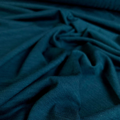 Superfine Merino Wool Jersey - Moroccan Blue