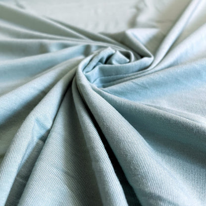 Charcoal Heather Tencel/Organic Cotton/Spandex Jersey Fabric - 200 GSM