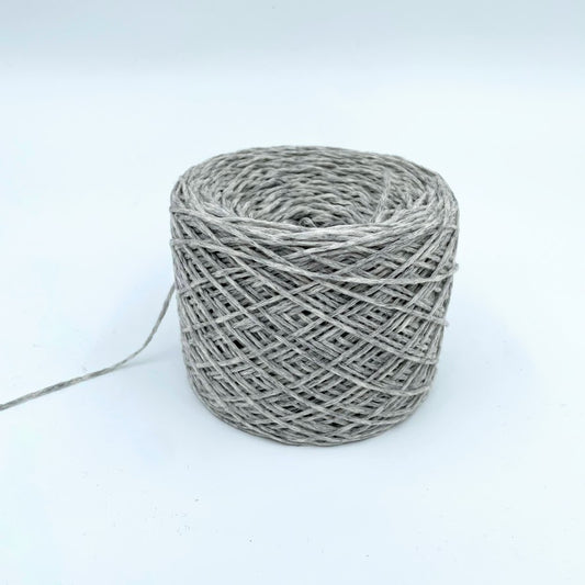 Cariaggi Piuma - 100% Cashmere Yarn - Made in Italy - Light Heather Grey - Sport Weight