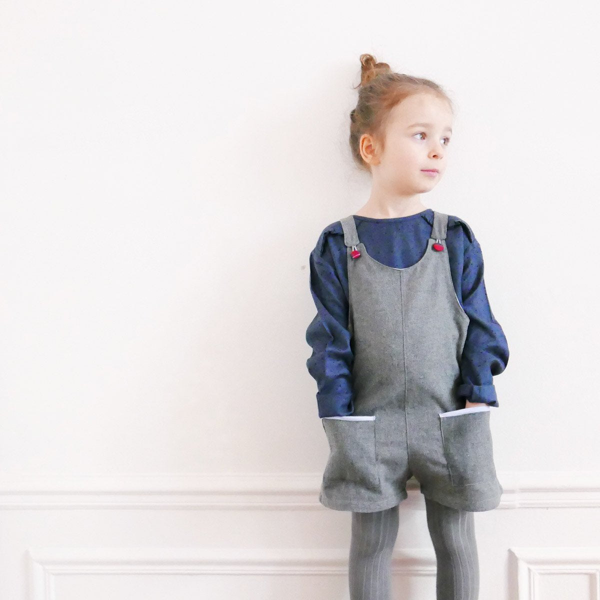 Ikatee - LONDON Short Overalls & Dress - Babies 6 months-4Y - Paper Sewing Pattern