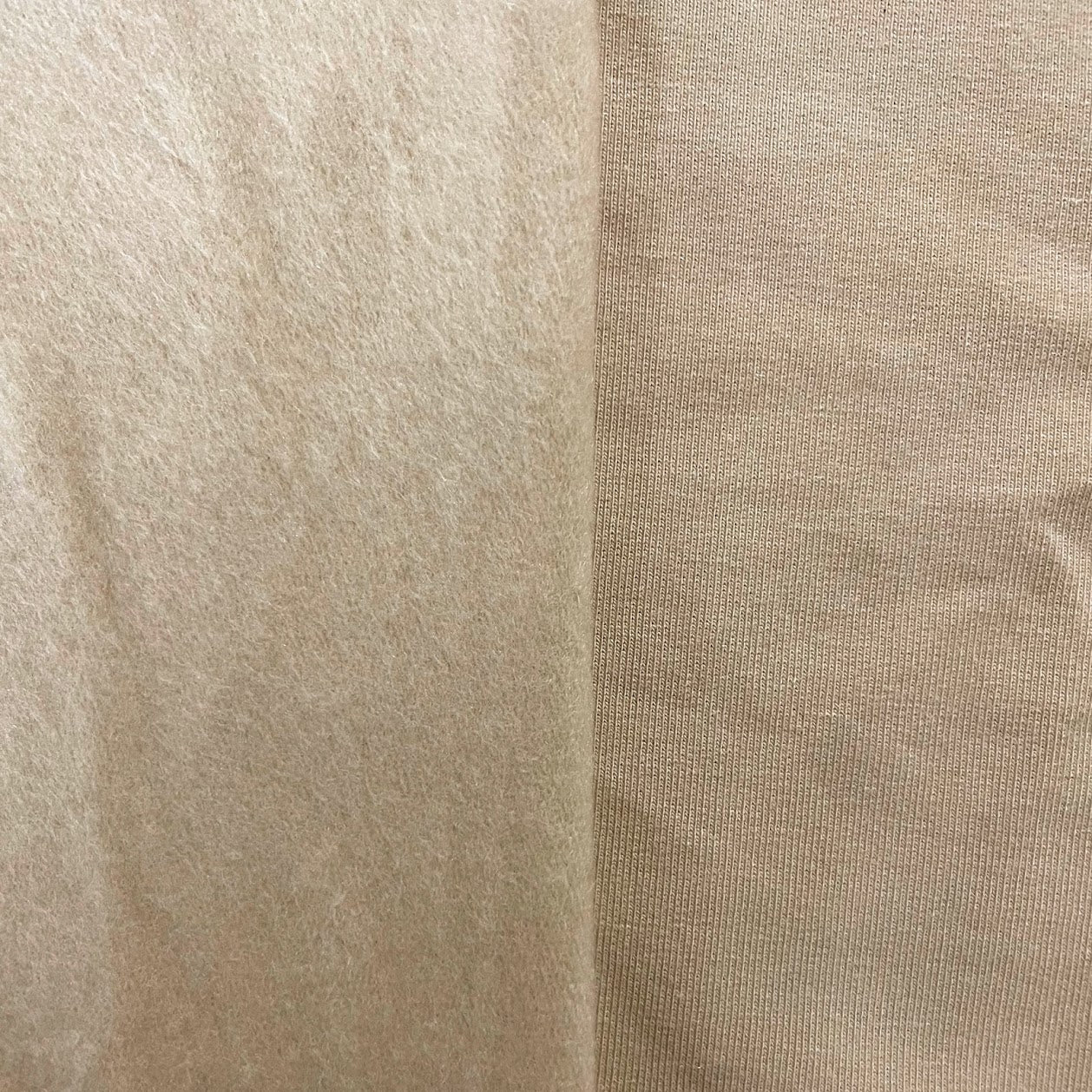 TENCEL™ Lyocell Organic Cotton Brushed Stretch Sweatshirt Fleece - Sand