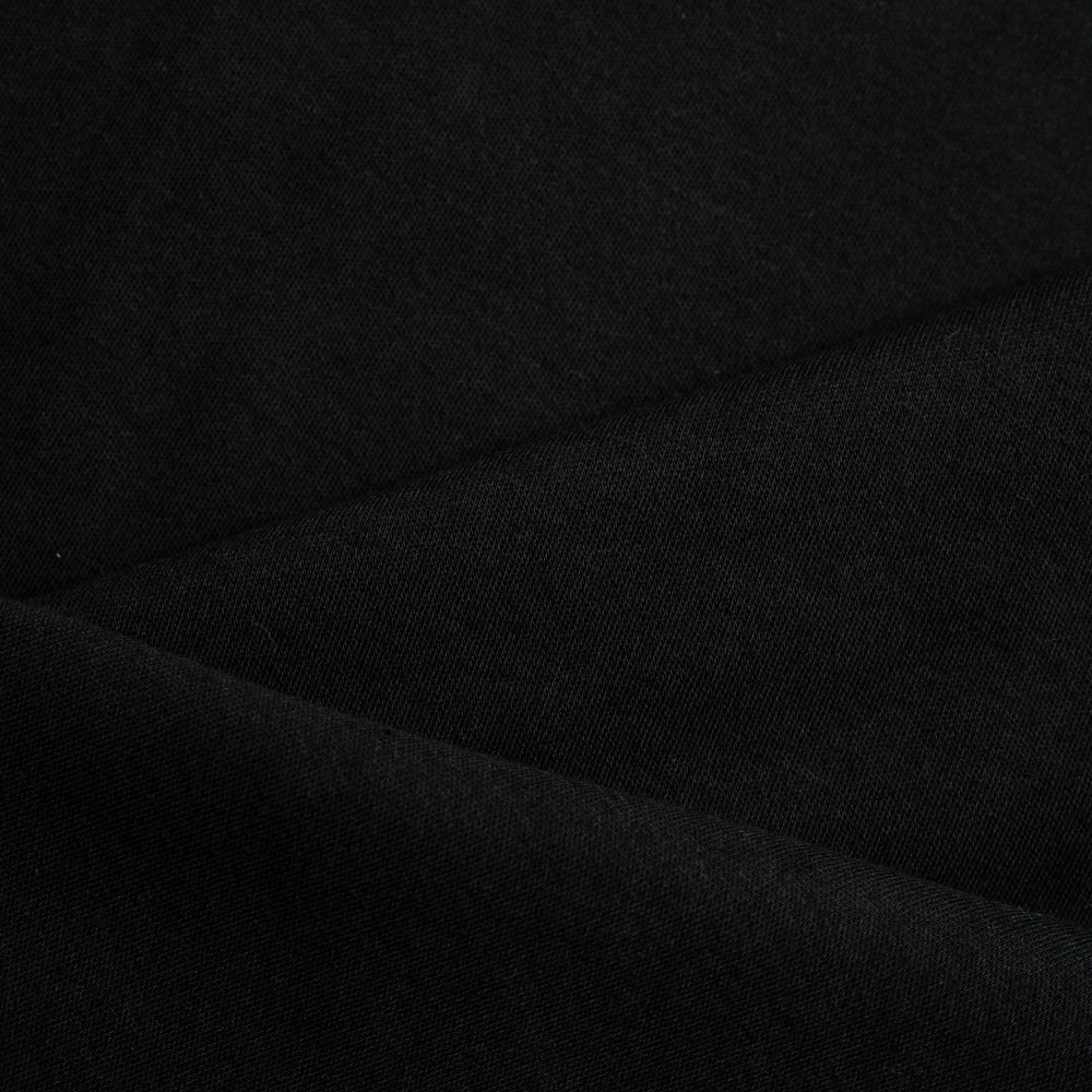 TENCEL™ Lyocell Merino Double Knit Jersey - Black - Extra Wide 72" - Interlock