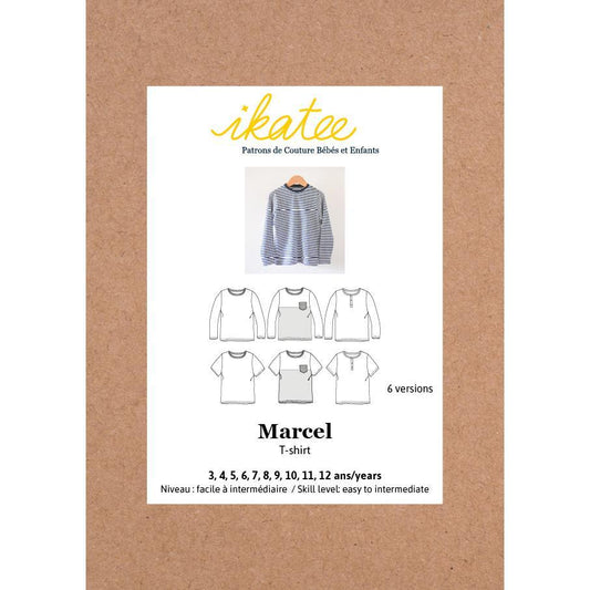 Ikatee - MARCEL Tee-shirts - Kids 3-12Y - Paper Sewing Pattern