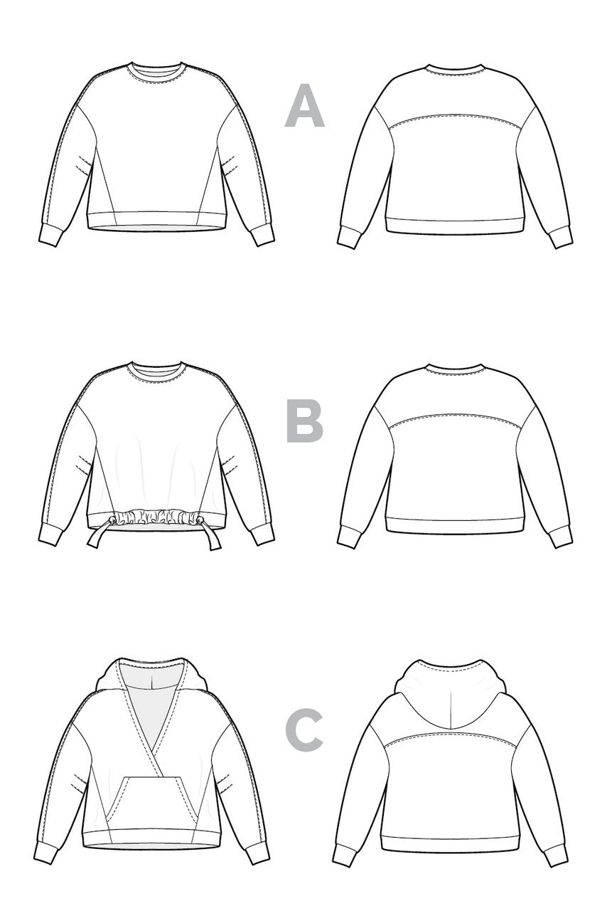 Mile End Sweatshirt - By Closet Core Patterns