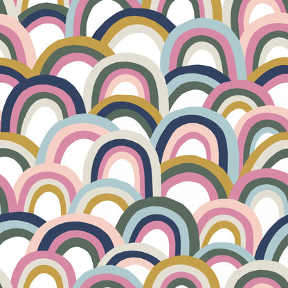 Paintbrush Studio - Fat Quarter Bundle - Over the Rainbow - Soft Rainbow - 11 FQ / 2.75 Yards