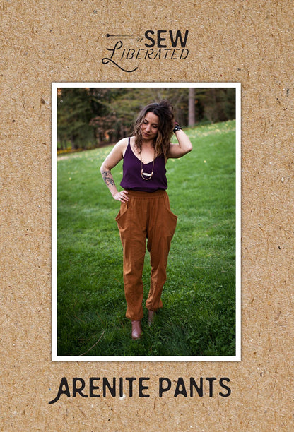 Sew Liberated Arenite Pants with Raspberry Creek Fabrics - Merritts Makes