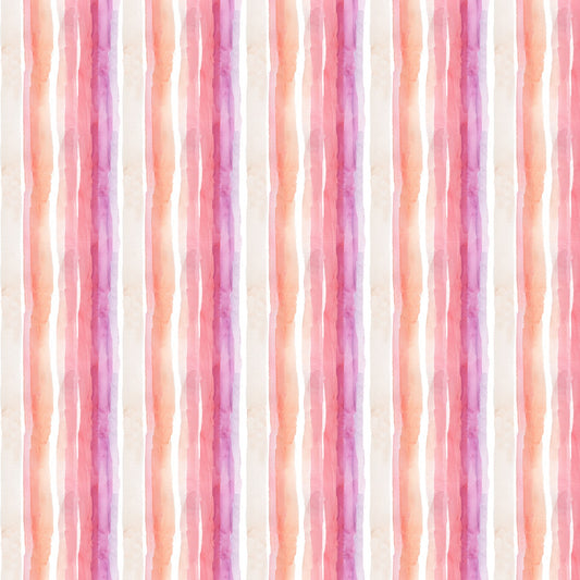 Summer Lovin - Striped Out Multi - Pink - Digital Print