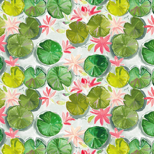Orangerie - Lily Pads - Cotton Fabric