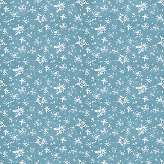 Snowflakes Quilting Cotton