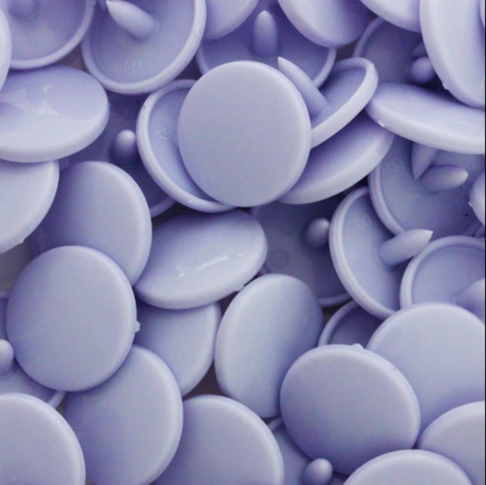 KamSnaps Plastic Snaps Size 20 - BG108 Bubble - Purple - Glossy - Package of 20 Sets