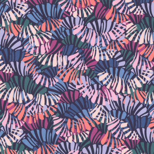 Wilshire - Shells - Orchids - Wishwell - Digital Print - Cotton Fabric