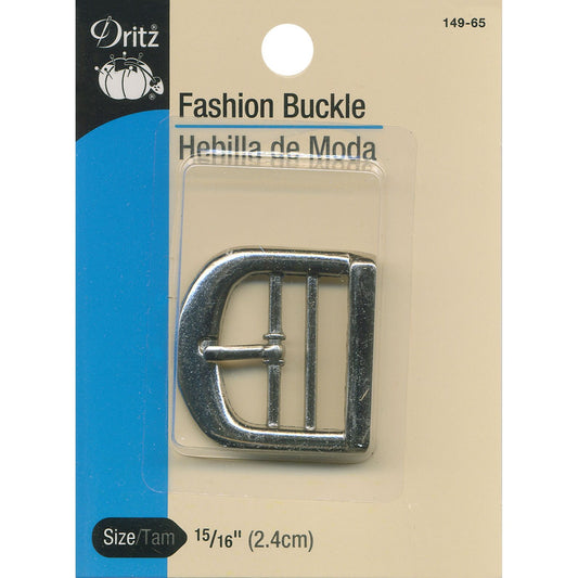 Fashion Belt Buckle - Metal - 24mm (15⁄16″) - Silver - 1 pcs