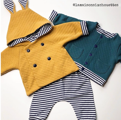 Ikatee - GRAND'OURSE Cardigan - Baby 6M/4Y - Paper sewing pattern