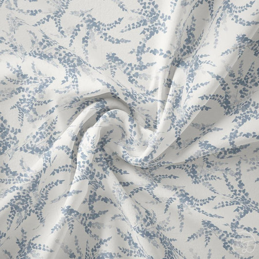 Ferns Sky Cotton Jersey Knit